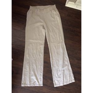 Old Navy PULL ON Wide-Leg Linen Pants TALL M NWOT